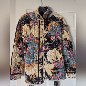 7 For All Mankind Quilted Jacket Oversized Small Fits Medium